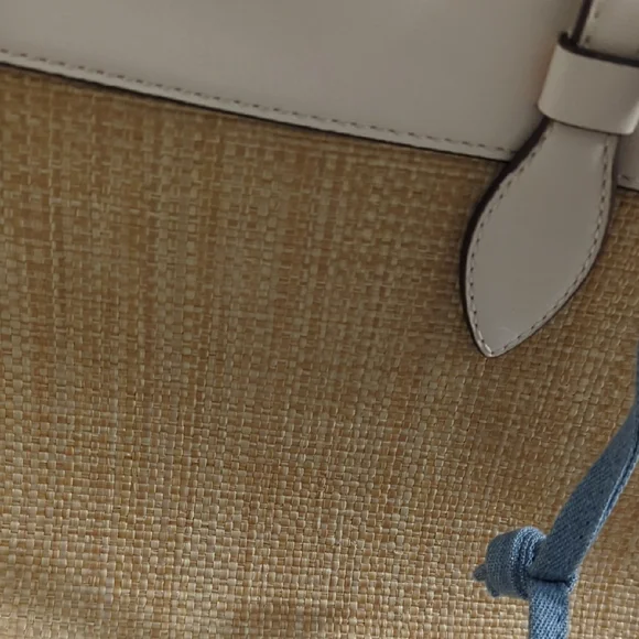 Draper James RSVP Cream and Tan Magnolia Handbag - Picture 5 of 7